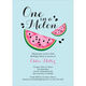 Blue One in a Melon Invitations Image 3 of 5